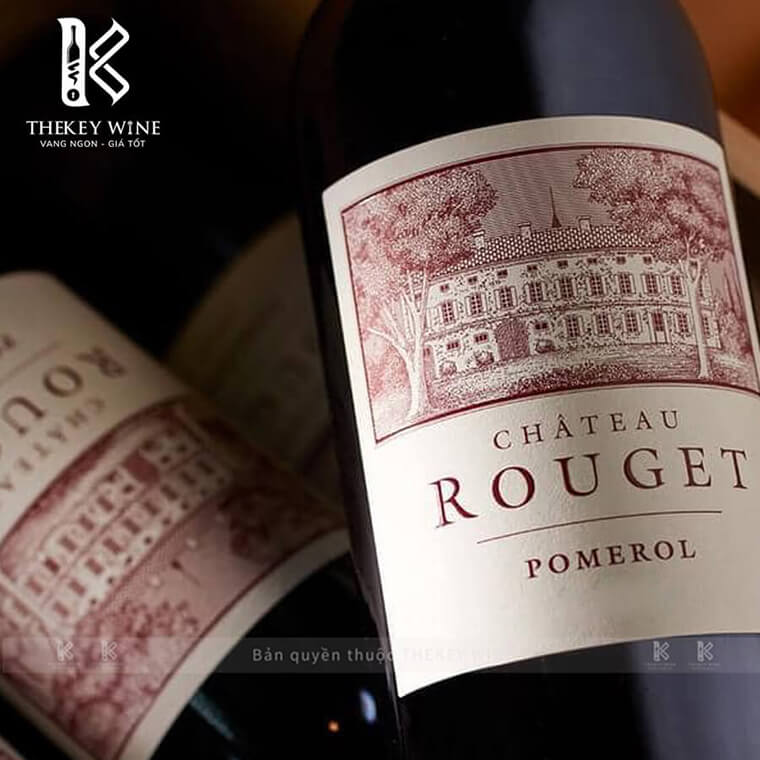rượu vang đỏ pháp Chateau Rouget Pomerol