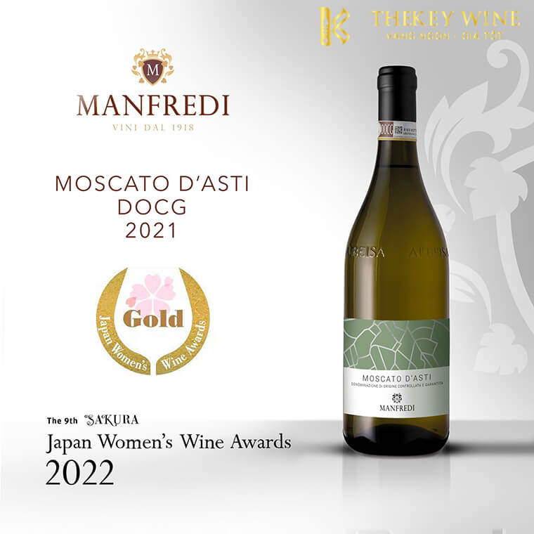 rượu vang ngọt Moscato D'asti Manfredi
