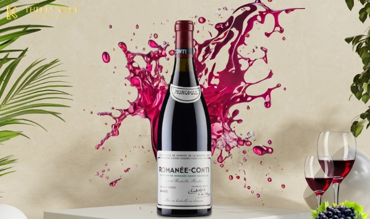 Rượu vang pháp đắt nhất Romanee Conti Grand Cru